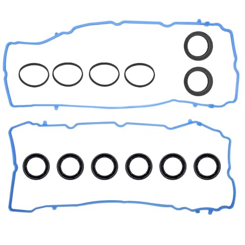 Valve Cover Gasket Set - Compatible with 3.6L V6 Dodge Journey,Charger, Durango, Avenger, Jeep Cherokee, Wrangler, Ram 1500, ProMaster, Chrysler 200, 300 - Replace VS50805R, 5184596AE