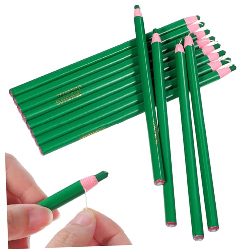 ULDIGI 24pcs Wax Marker Pens Name Pencils for Art Pencil Markers Crayon Sharpener No Cutting Peel-Off Drawing Tools