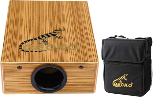 Gecko Tragbare Reise-Cajon mit Tasche