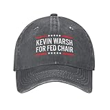 Kevin Warsh for Fed Chair 2026 Hat Classic Baseball Cap Deep Heather