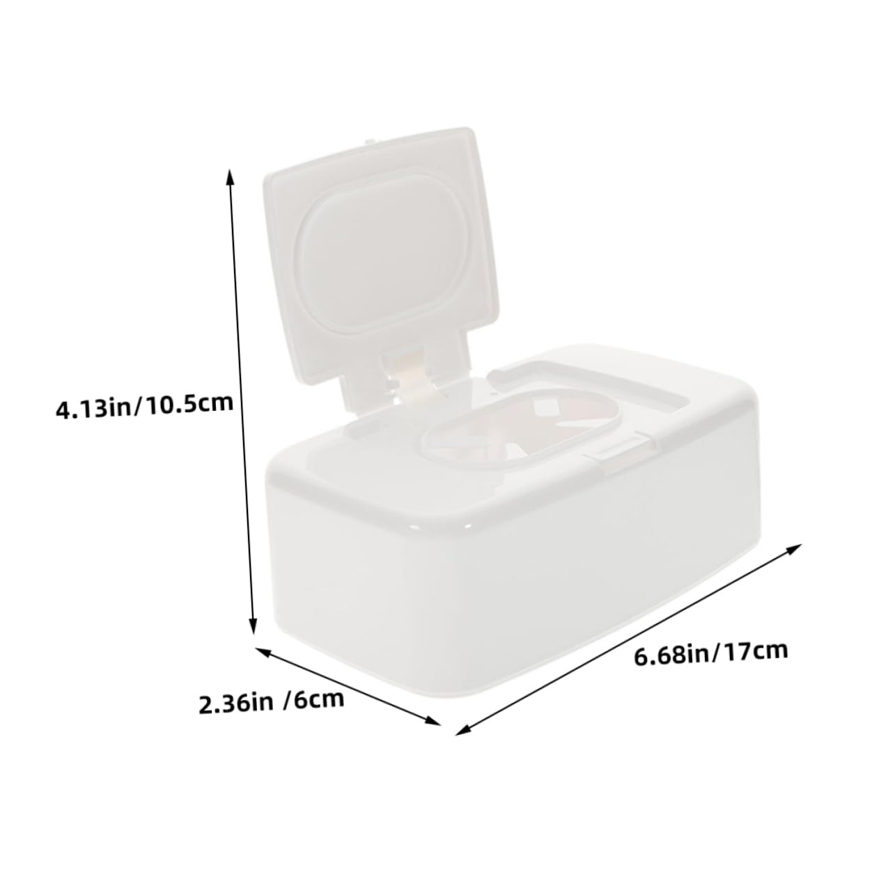 MAGICLULU 4 Sätze Kiste Abwischen Aufbewahrungsdose Storage Boxes Feuchttücher Spender Aufbewahrungskorb Caakg Feuchttücher Für Kleinkinder Wischbehälter Nachfüllbar Pp Weiß 3 Stück * 4