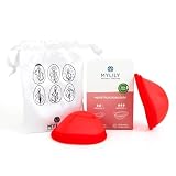 Disco mestruale MYLILY® | 100% silicone di grado medico I Periodo | Disco mestruale I Sostenibile e a basso costo I Disco mestruale | riutilizzabile I S + L