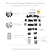 Burt's Bees Baby Baby Boys Pajamas, One-Piece Footed Sleeper PJs, Non-Slip Snug Fit for Infants 12, 18, and 24 Months