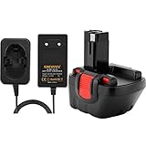 Shentec 12V 3.5Ah Ni-MH Batería para Bosch BAT043 BAT045 BAT120 BAT139 2607335542 2607335526 2607335274 2607335709 para Bosch GSR 12-2 12VE-2 PSR 12 GSB 12VE-2 22612 23612 32612 Con Cargador