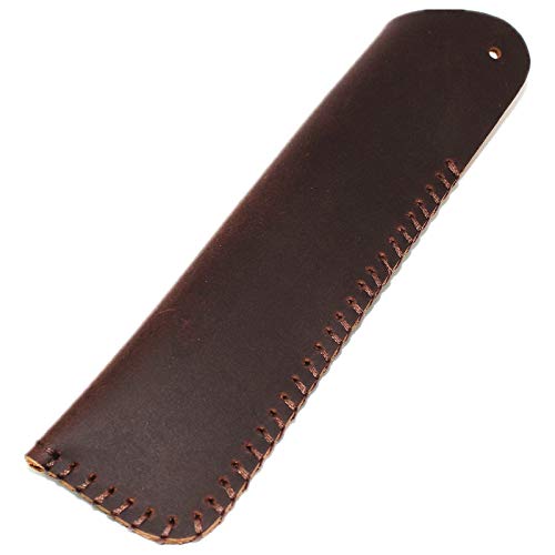 Handmade Genuine Leather Double Pen Case Fountain Pen Sleeve Holder Pouch Cover Vintage (Coffee) #TOP1