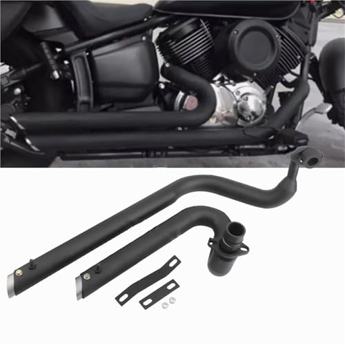 Échappement Dragstar 650 Silencieux Moto V-Star XVS650 XVS400 Pièce Remplacement