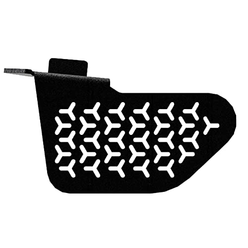 Image of GRANDPITSTOP Wide Bike Pillion FOOTREST - Black Foot PEG for Motorbike - Bajaj DOMINAR 400 (2017-2018) - Left