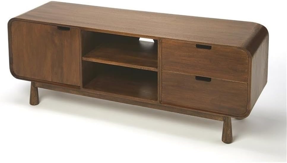 Butler Specialty Drayton Modern Wood Entertainment Console in Brown