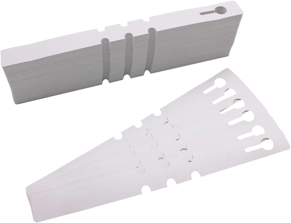 Mziart 200Pcs Plastic Plant Labels Wrap Around Tree Tags, Adjustable Nursery Garden Labels Plant Tags with Large Writing Surface, White - Image 4