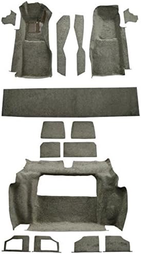 ACC Alfombra de marca compatible con Chevrolet Corvette de 1981 a 1982, kit completo (830-Buckskin Plush Cut Pile) 830-Marrón de felpa (Buckskin