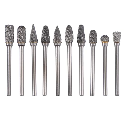 Set 10 Piezas Fresas Rotativas Carburo de Tungsteno miniatura 1
