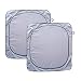 Windshield Sun Shade Suv Sunshade Car Minivan Truck Accessories Easy-Select Size Chart with Your Vehicle Windshield Universal Luxurious-210T Car Sun Shade Car Window Shade UV and Heat Reflector 2pc