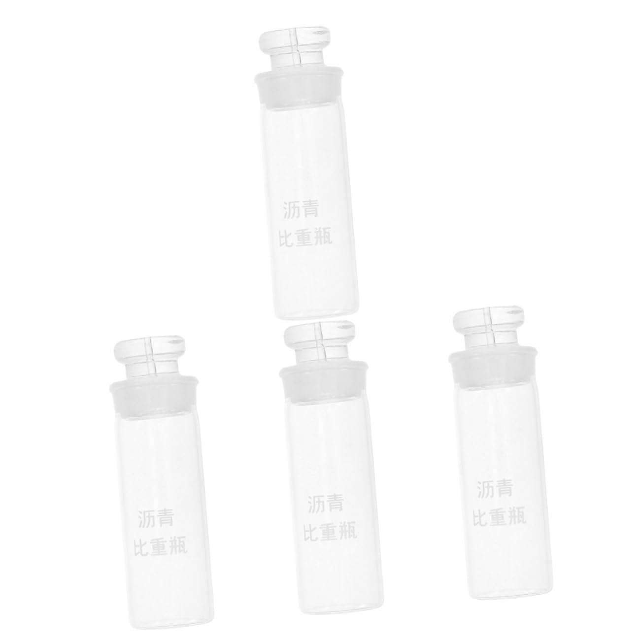 iplusmile 4 Stück Asphaltpyknometer Asphaltdichteflasche Glasflasche für Asphaltdichte Laborglasbehälter für Asphaltdichte Reagenzien-Aufbewahrungsflasche Labor-Glaspyknometer Reagenzflasche
