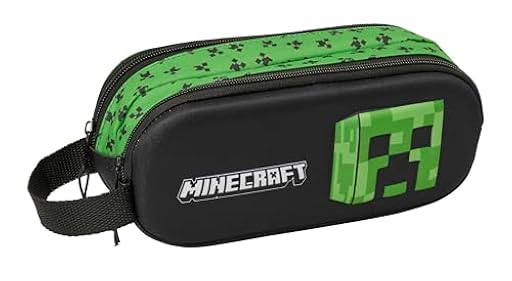 Minecraft 3D - Portatodo Doble 3D, Estuche Infantil, Estuche Niño, Ideal para Niños en Edad Escolar, Cómodo y Versátil, Calidad y Resistencia, 21x6x8 cm | Ya disponible en tu tienda friki favorita! En mundofriki.es! Minecraft 3D - Portatodo Doble 3D, Estuche Infantil, Estuche Niño, Ideal para Niños en Edad Escolar, Cómodo y Versátil, Calidad y Resistencia, 21x6x8 cm | Ya disponible en tu tienda friki favorita! En mundofriki.es!