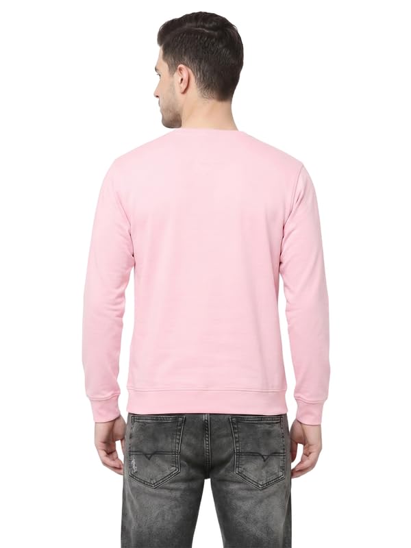 Image of Full Sleeve Cotton T-Shirt for Men & Boys | Round Neck Casual Graphic Printed Tee | Regular Fit Comfortable Everyday Wear | Peace