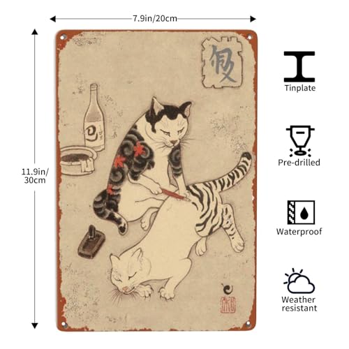 Licpact TIN SIGN The Butchers Guide Decor Bar Pub Home Vintage 12*8 Inch thumb #2