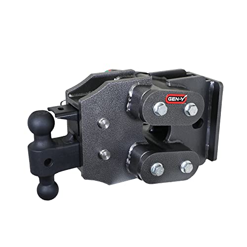 GEN-Y Hitch Class C Toterhome Hitch with Torsion Flex, 40K Pintle Capacity, 32K Towing Capacity, 2.5K-4K Tongue Weight, Silver
