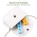 Sukuos Weekly Pill Organizer 4 Times a Day with PU Leather Case, Large 7 Day Pill Box (Morning Noon Eve Bed), Daily Pill Case for Vitamin/Fish Oil/Supplements
