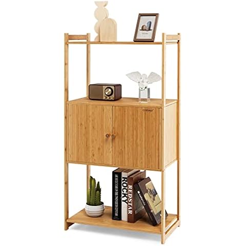 COSTWAY Aufbewahrungsschrank aus Bambus Cover