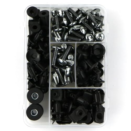 DINGDAA - Kit Complet de boulons de carénage de Moto Clips en Acier Inoxydable Écrou Vis de carrosserie pour Kawasaki ZX9R ZX-9R 2002 2003