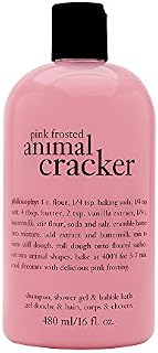 Philosophy Pink Frosted Animal Cracker (Shampoo, Shower Gel and Bubble Bath)16 fl. oz