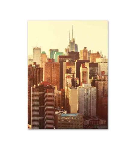 Peinture sur toile nordique pour habiller un mur vide de salon affiche 50x70cm