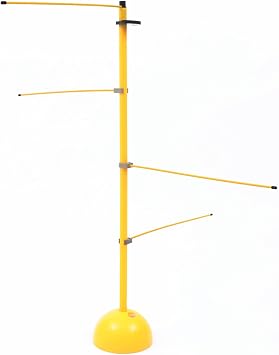 Basketball Training Equipment, Portable Control Ball Training Pole, Adjustable Height Basketball Dribble Trainer Tool, Detachable Training Lever Dribble Stick for Home, Gym, Stadium