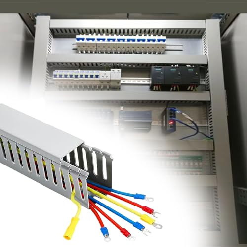 canaleta Cables Cubierta De Cable De Alimentación/Protector De Cables, para Laboratorio/Sala De Estar/Dormitorio/Taller, 5/6/7/8/9/10/15/20/25 Piezas(16 pcs,W H 40mm x 30mm)
