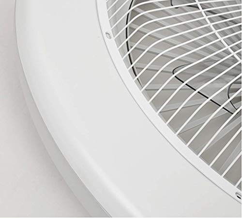 Ventilateur de plafond avec éclairage LED télécommandé et vitesse variable gris