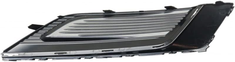 1ペアフロントバンパーフォグライトカバートリムベゼルフィットフォードフュージョン2017-2018用