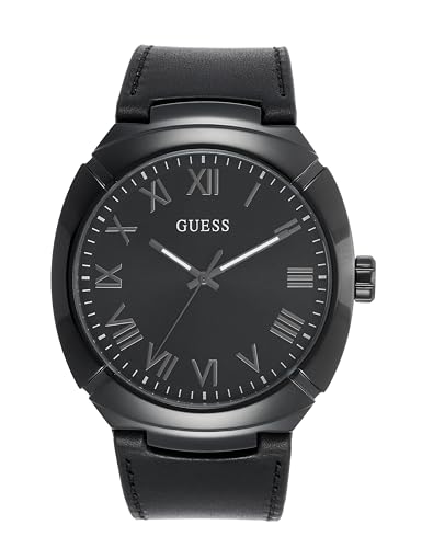 Image of Guess Round 45mm Black Dial Analog Men Watch - U1464G3M