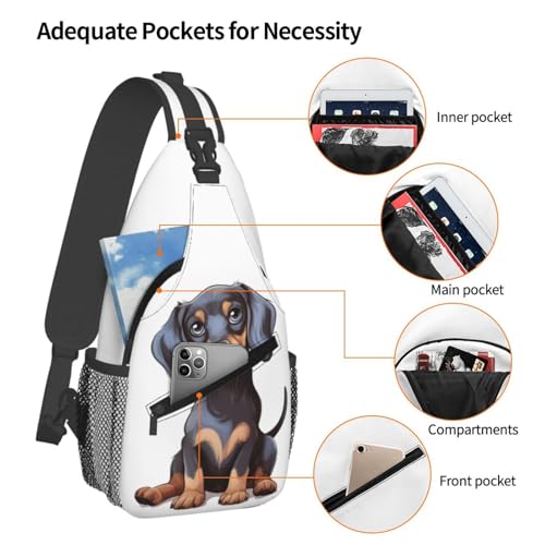 Bolso tipo bandolera cruzado para hombre sling miniatura 4