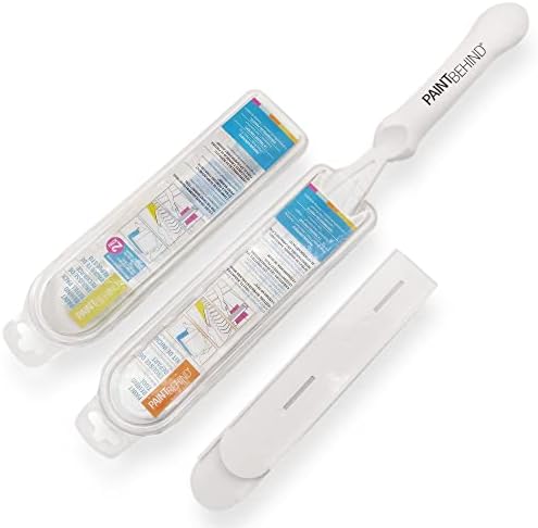 PAINT BEHIND - Nylon Tool and Refill Bundle - Easily Hard to Reach Areas, Flat Paint Brush, Toilet Tool, Wall Painting Supplies for Home Improvement Paint Kit