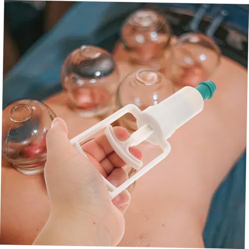 Didiseaon Kit de 2 piezas de ventosas manuales de vacío para terapia miniatura 5