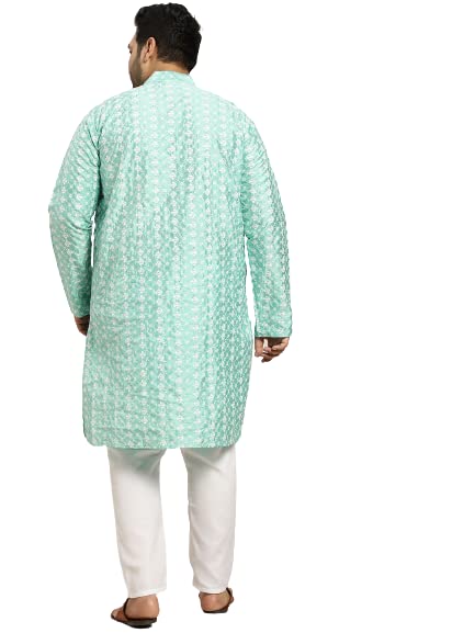 Image of SOJANYA (Since 1958, Men's Silk Blend Grey Kurta Pyjama & Silk Blend Jacket Combo