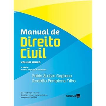 Capa do livro Manual de direito civil : Volume único - 3ª edição de 2019