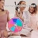 stebcece Tabletop Prize Turn Plate Erasable Reusable Fortunes Wheel Lucky Draws Rotating Wheel Lottery Machine Prize