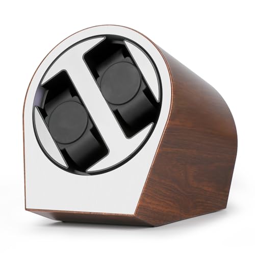 Driklux Watch Winder for Automatic Watches, Luxury Automatic Double Watch Winder for Rolex, Quiet Motor, Stainless Steel, Gift Box Packaging, Metallic