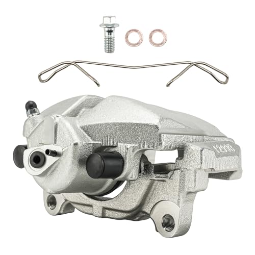 Image of PHILTOP 19-B2974 Brake Caliper Compatible with 2005-2018 Jetta, 2012-2019 Beetle, 2010-2014 Golf, 2006-2009 Rabbit, 2010-2013 A3, Front Left Brake Caliper