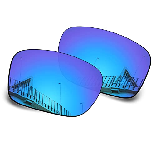 Image of Well-aimed Replacement Lenses Compatible with Oakley Holbrook XL OO9417 Sunglasses - Blue Iridium Polarized