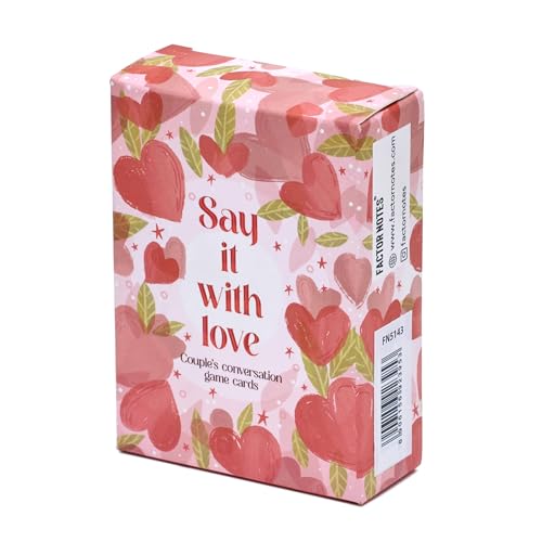 Image of FACTOR NOTES Couple Conversation Cards: Say It With Love