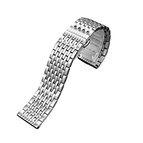 Bracelet montre 22 mm acier avec fermoir pliable robuste pour AR11238 AR1981