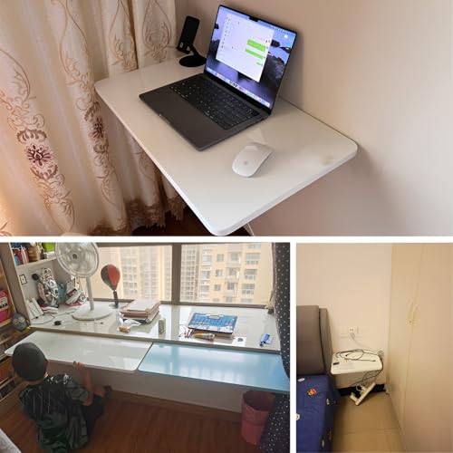 Table pliante murale pour manque de place en bureau compact