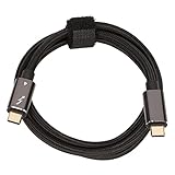 TRANSMISIÓN DE PANTALLA HD: el cable de datos tipo C admite transmisión de pantalla HD de 8K a 60 Hz, transmisión síncrona AV, computadoras portátiles, teléfonos celulares y otros dispositivos tipo C conectados a la pantalla del puerto C.