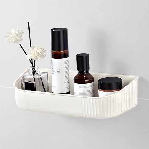 Goliving Doucherek hangend - Zonder Boren - Keukenrek - Gootsteen Organizer - 19,5cm - Set - Zilver