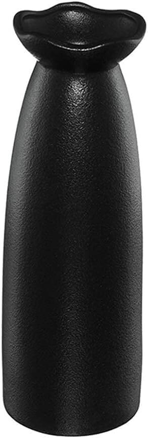 Vase en céramique noire élégant pour une décoration de table raffinée