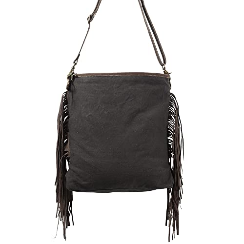 Messenger Upcycled Wool Canvas Hair-On Genuine Leather Women's Bag Western Handbag Purse Womens Handbags Purses3