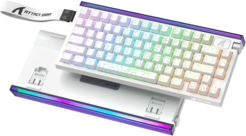 ATTACK SHARK R85HE L 75%z[ sbhgK[ JjJ RGB Q[~OL[{[h 8K|[O 0.05mm RTx 0.08MS CeV[ CXCb` 5wTEh_v PCphCo[ (zCg֊s