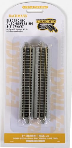 Rails haut de gamme maillechort E-Z Track Bachmann Auto-Reverse pour réseau ferré N Scale exigeant