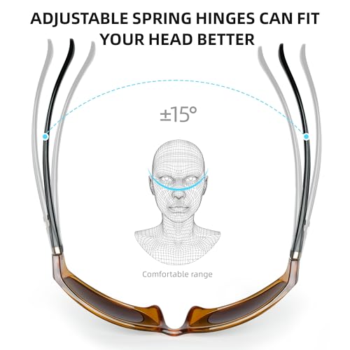 Image of BNUS Polarized Sunglasses with Corning Glass Lens - High Definition, Fashionable, and Scratch-Resistant